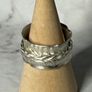Handmade sterling silver anxiety spinner ring. Size k Image 2