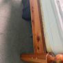 double bed wooden frame and head board Image 2
