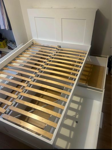 ikea  Storage King Bed with headboard