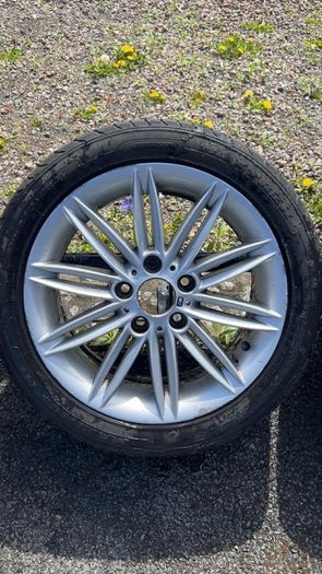 Set of bmw wheels 5x120 17"