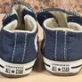 baby CONVERSE trainers runners shoes navy velcro fastened Size UK 3 EU 19  11.5cm infants Image 7