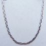 Vintage Italian Sterling Silver 925 Braided Minimalist S-link Chain Necklace length 16,5" - 4,21g Image 4