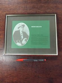Framed James Joyce Irish Greats
