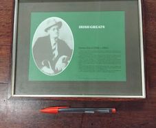 Framed James Joyce Irish Greats