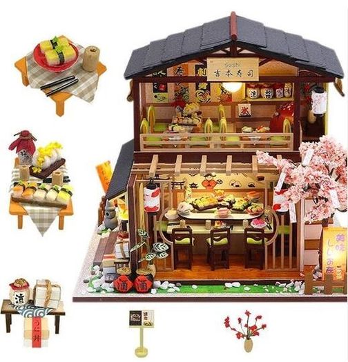 3D Wooden Dollhouse Toy Children's Birthday Gift