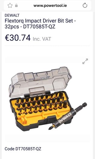 DeWalt Impact Driver attachments