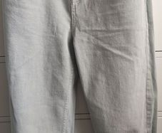 Dunnes Stores Washed Light Sage Green Barrel Jeans UK 10