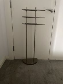 Towel rack free standing three tier approx 160cm high