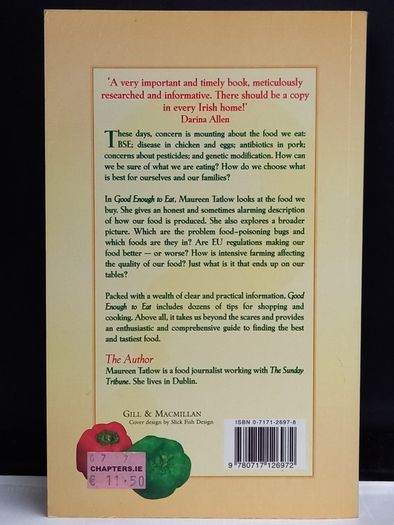 SALE! GOOD ENOUGH TO EAT - How we shop what we eat by Maureen Tatlow
