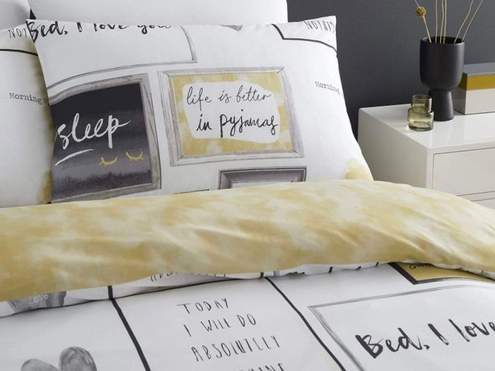 Sleep Dreams Easy Care King Duvet Set Ochre (FREE POSTAGE)