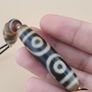 Vintage Himalayan Tibetan Treasure Vase & 3 Eyes Agate Dzi Pendant Necklace Image 7