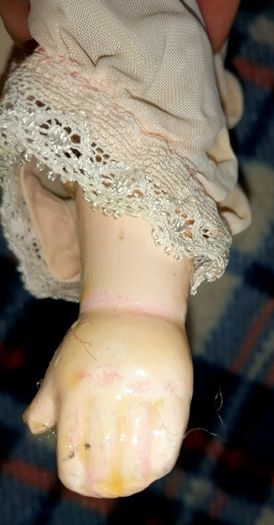 Antique Papier Mache Victorian German Doll