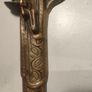 A pair of Early 20th Century 13" Brass Flintlock pistols Image 7