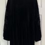 Black Velvet Dress size 12-14 Image 6
