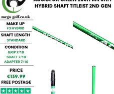 Accra Gx Green 200H M4 Stiff #3 Hybrid Shaft / Titleist 2nd Gen