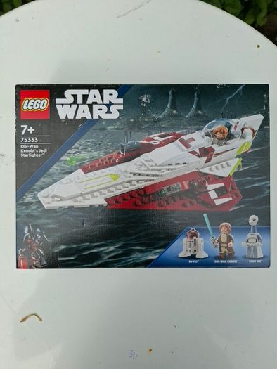 LEGO Star Wars OBI Wan Kenobis Jedi Starfighter 75333 Building Set New in Box