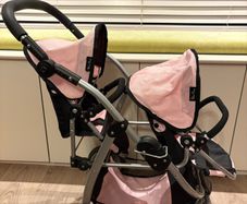 Baby doll double buggy