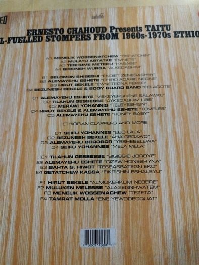 Ernesto Chahoud presents Soul fuelled stompers from Ethiopia 3lp