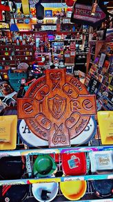 Carved wooden GAA plaque