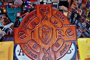Carved wooden GAA plaque