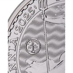2025 UK 2 Pounds Britannia 1oz Silver Bullion Coin Privy Mark Tilawa.(In Capsule)
