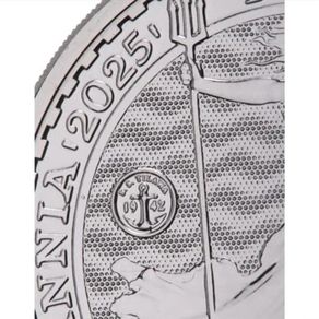 2025 UK 2 Pounds Britannia 1oz Silver Bullion Coin Privy Mark Tilawa.(In Capsule)