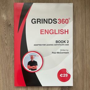 Grinds360 Leaving Certificate English Book 2 By Paul McCormack
