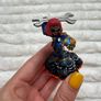 Skylanders Giants Sprocket Golding Figure Woman Red Hair Blue Outfit With Wrench Used Please look at the pictures Image 2