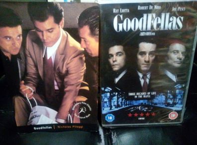 Goodfellas Dvd Movie & Book Martin Scorsese Robert De Niro