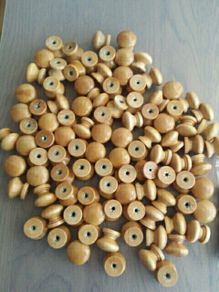 Wooden door knobs