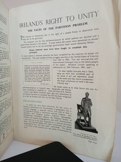 Ireland's Right to Unity: The Case Stated by the All-Party Anti-Partition Conference, Mansion House, Dublin (PT132)