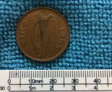 Irish half penny 1965