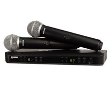 Shure Wireless Dual Vocal System with two PG58 Handheld Transmitters