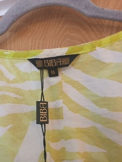 Bibi Lime Zebra Dress.  S. XL - 16. B.N.W.T.  (House Of Fraser)