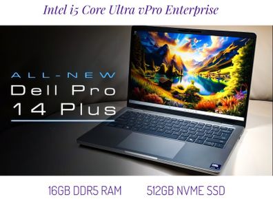 NEW laptop: Dell Pro 14 Plus & gift: new Dell laptop bag