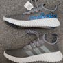 adidas grey blue casual running jogging shoes Image 5