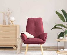 Relaxing Chair Wine red