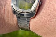Enicar 340 fantasy green dial