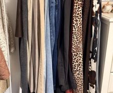 Clothes Rail - Movable Clothes Rack with Bottom Shoes Shelf, Heavy-Duty Clothing