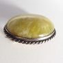 Sterling silver vintage / antique Iona marble Scottish brooch Image 4