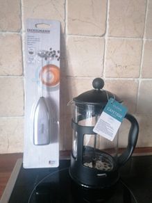 Cafetiere & Milk frother