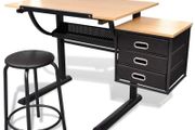 New Drawing Table with Stool