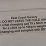 East coast cot top changer Image 3