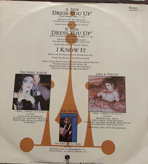 Madonna Dress You Up 12 Maxi Single