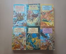 Terry Pratchett Discworld Books x 6 Fantasy Paperbacks