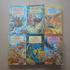 Terry Pratchett Discworld Books x 6 Fantasy Paperbacks