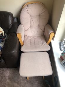 rocking chair with foot stool