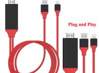 main image for ad HDTV HDMI AV cable iphone digital TV USB lightning to HDMI TV Connector
