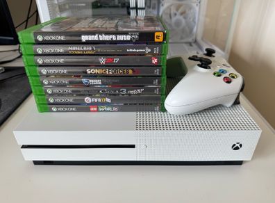 Xbox One S - 2TB HDD with 8 Games