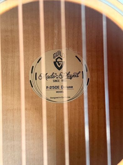 Guild semi acoustic guitar